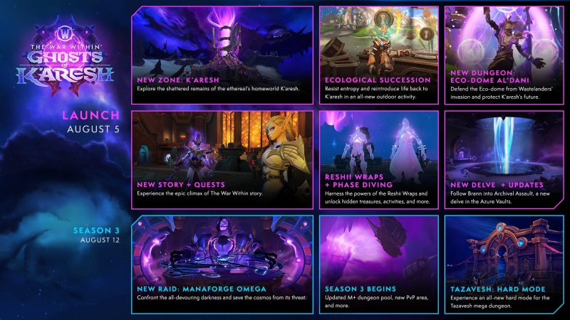 补丁11.2《卡雷什之魂》现已登陆《地心之战》——魔兽-wrbbs